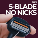 Senshave Body + Intimate Razor, Handle, 5 Refill Cartridge